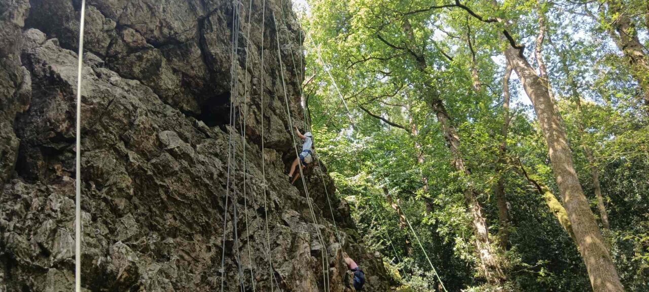falaise escalade saut roland dompierre